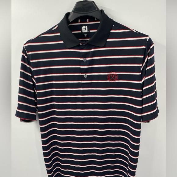 FootJoy Other - FootJoy Men's Polo Black With Red & White Stripes. Size Large Very nice!